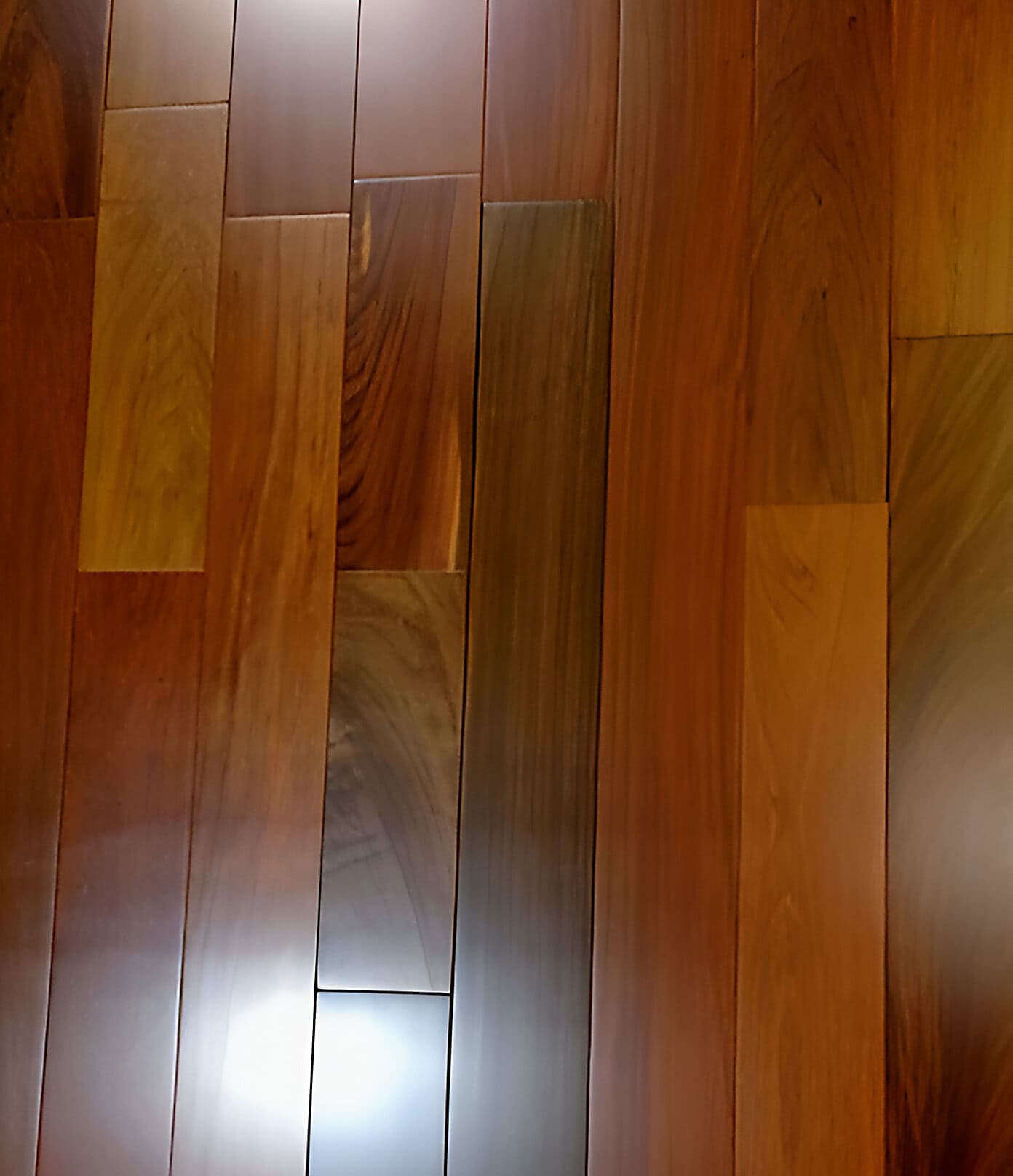 Brazilian Walnut Flooring, Clear Grade, Satin UV Poly