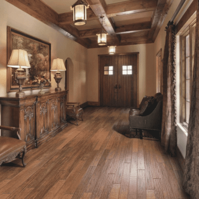 Hand Scraped hardwood for flooring 2